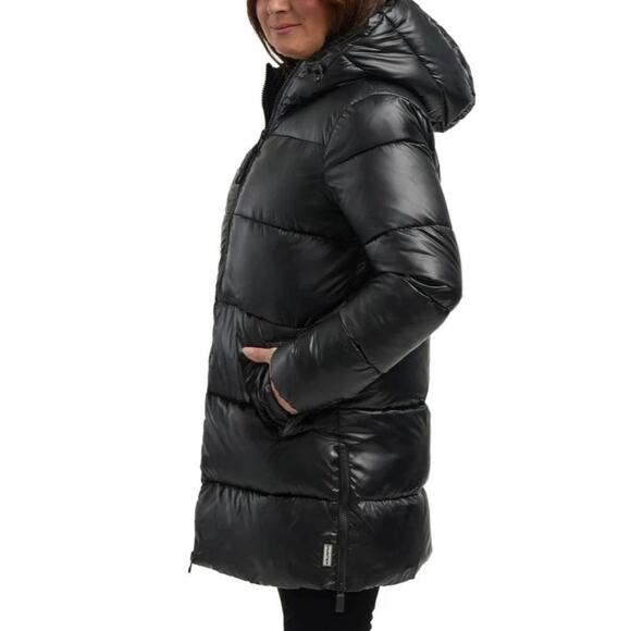 Hunter Puffer Jacket w/ Hood & Fleece Trim (Size L) - Picture 3 of 15